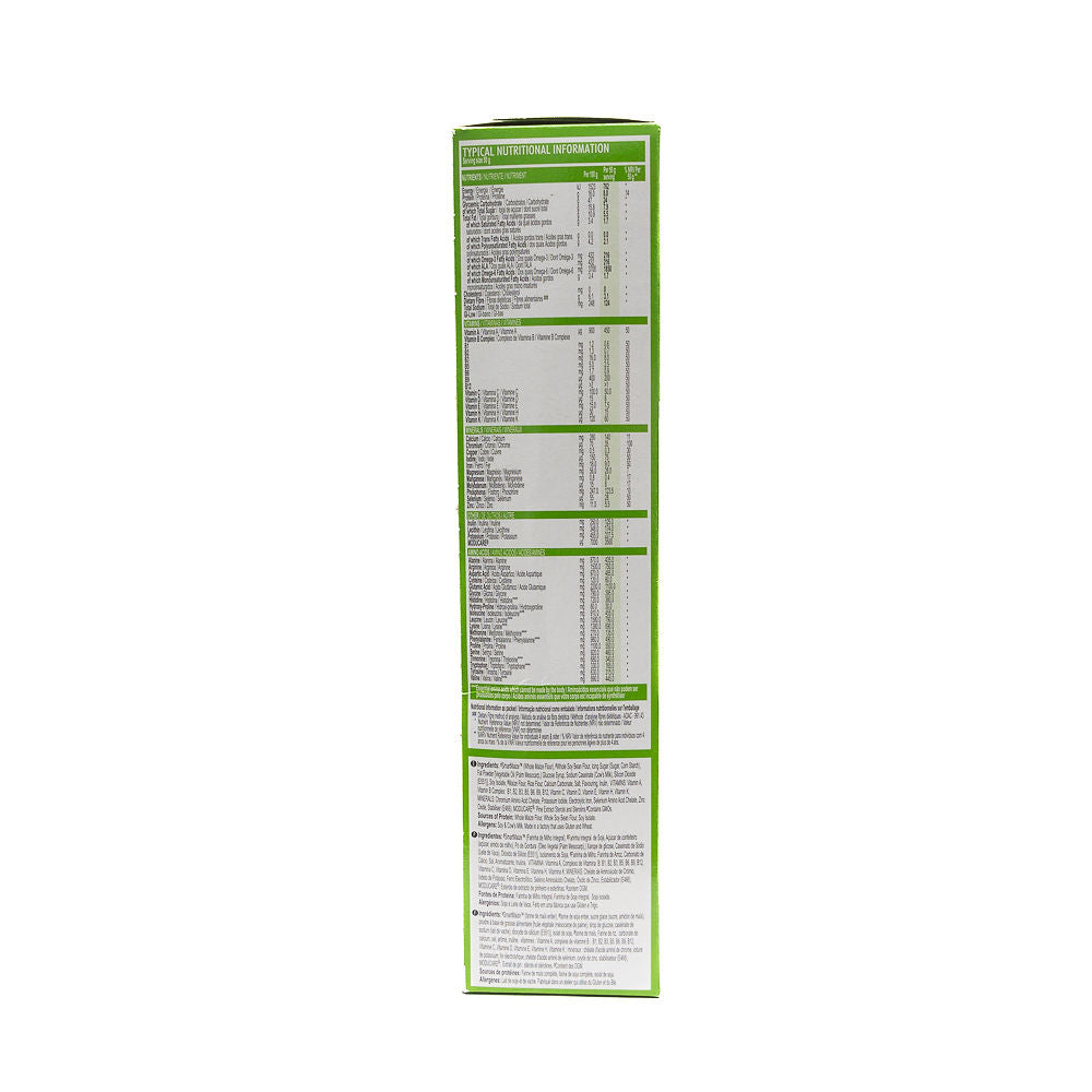 Nutritional label for Futurelife Smart Food package from Biltong Direct on a green box with white text