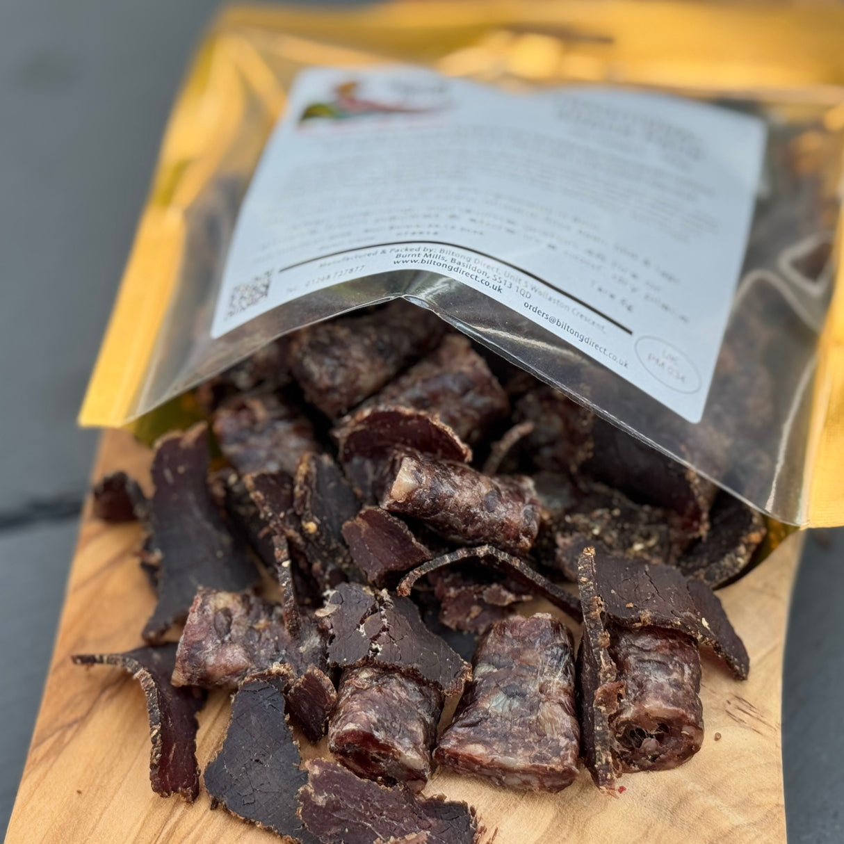 Snack Pack a mix of Biltong and Droewors, from Biltong Direct