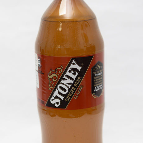 Closeup of the Stoney Ginger Beer Label from biltong direct