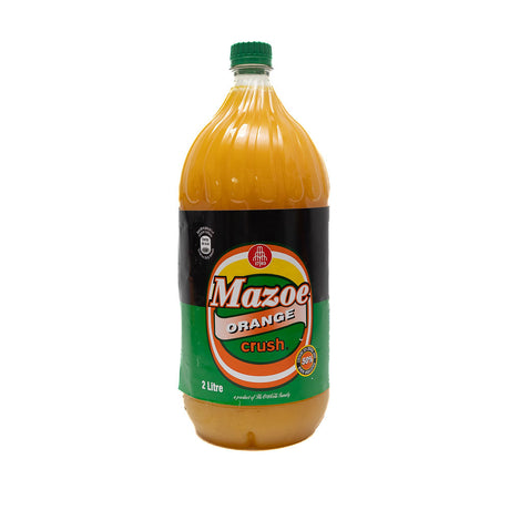 A 2l bottle of Mazoe range crush from Biltong Direct