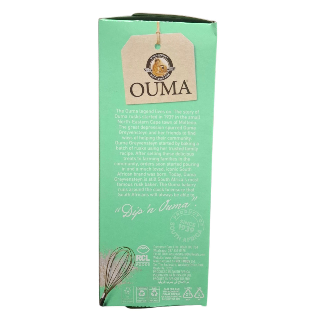 Ouma Rusks Coconut - NEW -