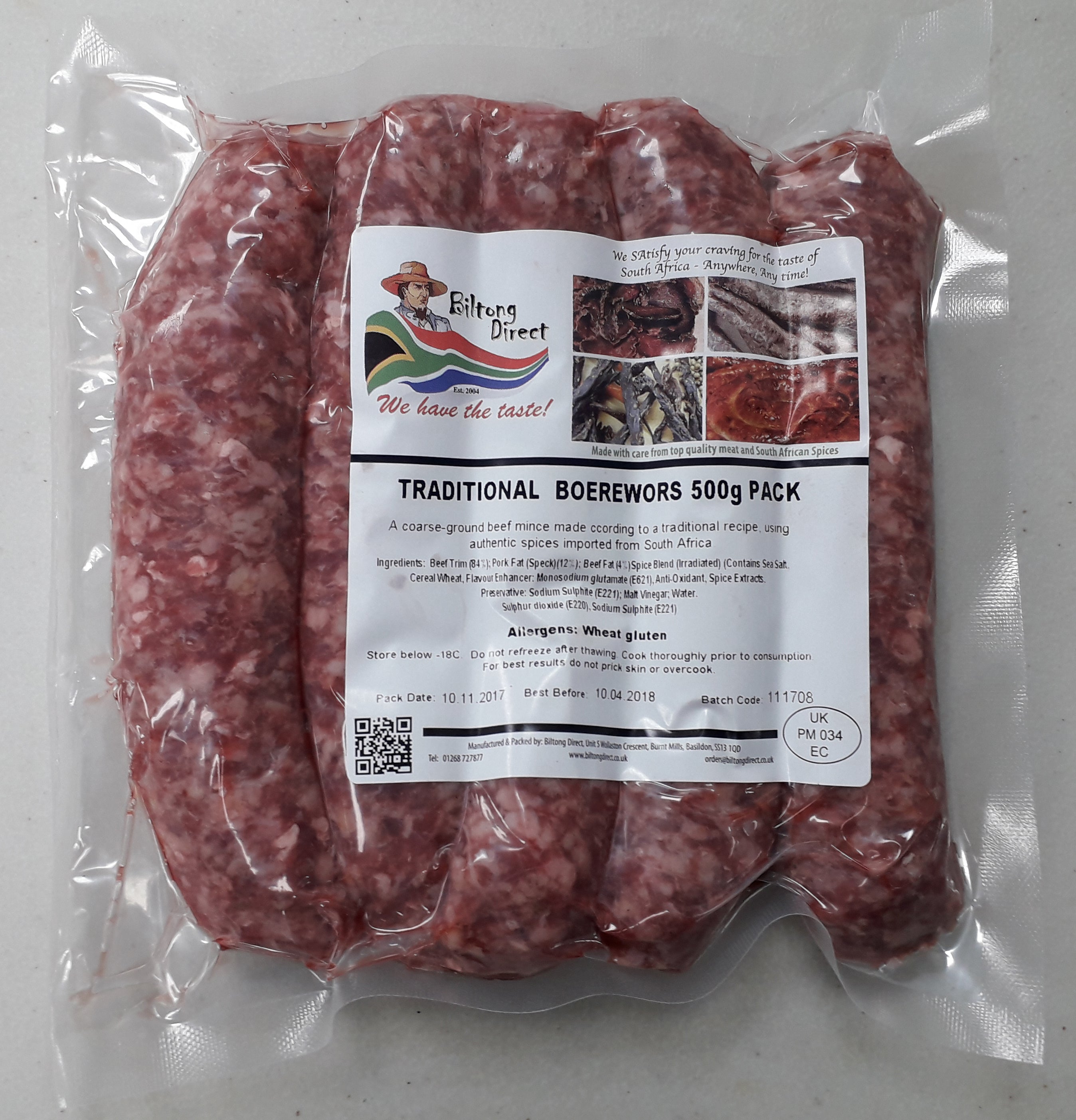 boerewors and biltong