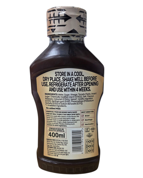 Spur Hickory Maple BBQ Sauce 400ml