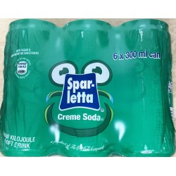 Sparletta - 6 Pack Creme Soda (300ml can)